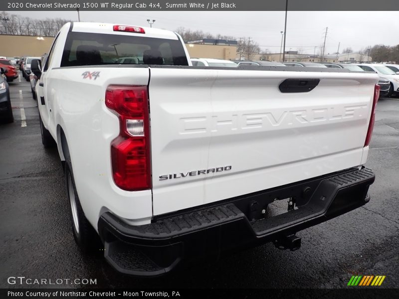 Summit White / Jet Black 2020 Chevrolet Silverado 1500 WT Regular Cab 4x4