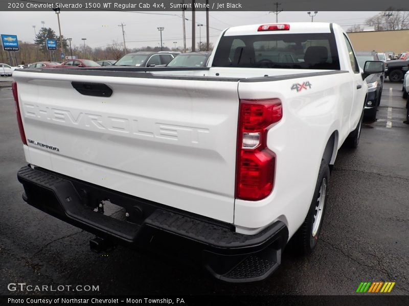 Summit White / Jet Black 2020 Chevrolet Silverado 1500 WT Regular Cab 4x4