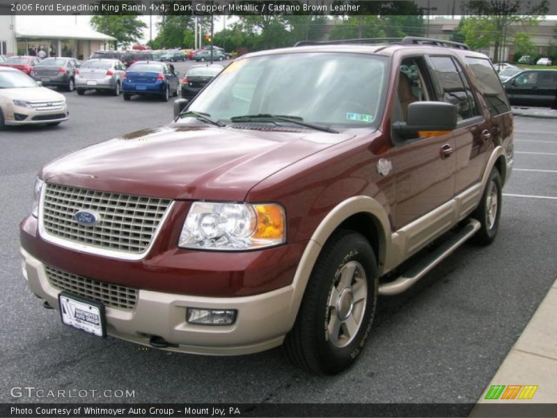 Dark Copper Metallic / Castano Brown Leather 2006 Ford Expedition King Ranch 4x4
