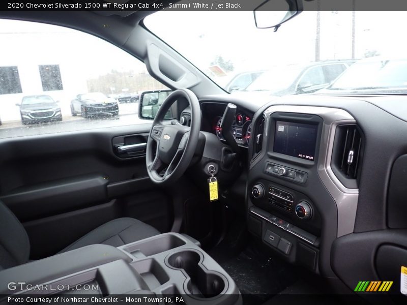 Summit White / Jet Black 2020 Chevrolet Silverado 1500 WT Regular Cab 4x4