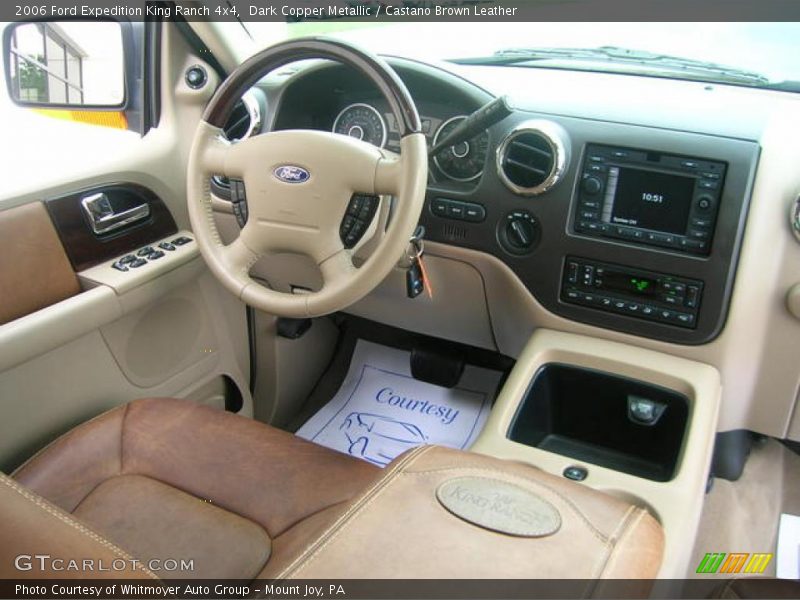 Dark Copper Metallic / Castano Brown Leather 2006 Ford Expedition King Ranch 4x4
