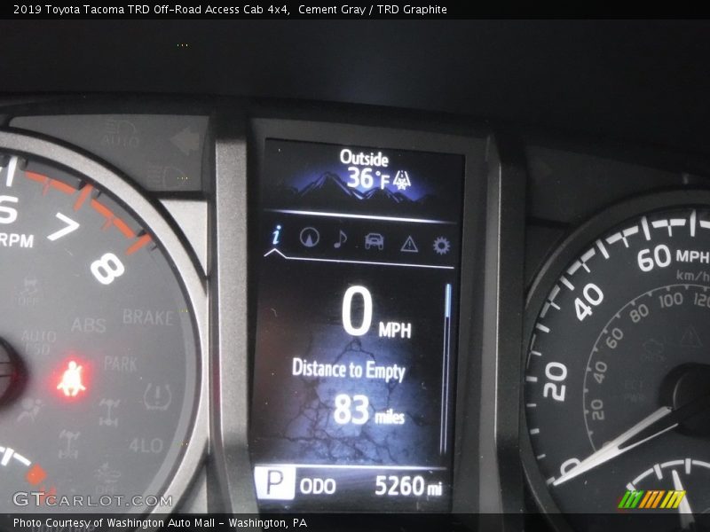 Cement Gray / TRD Graphite 2019 Toyota Tacoma TRD Off-Road Access Cab 4x4