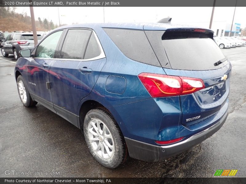 Pacific Blue Metallic / Jet Black 2020 Chevrolet Equinox LT AWD