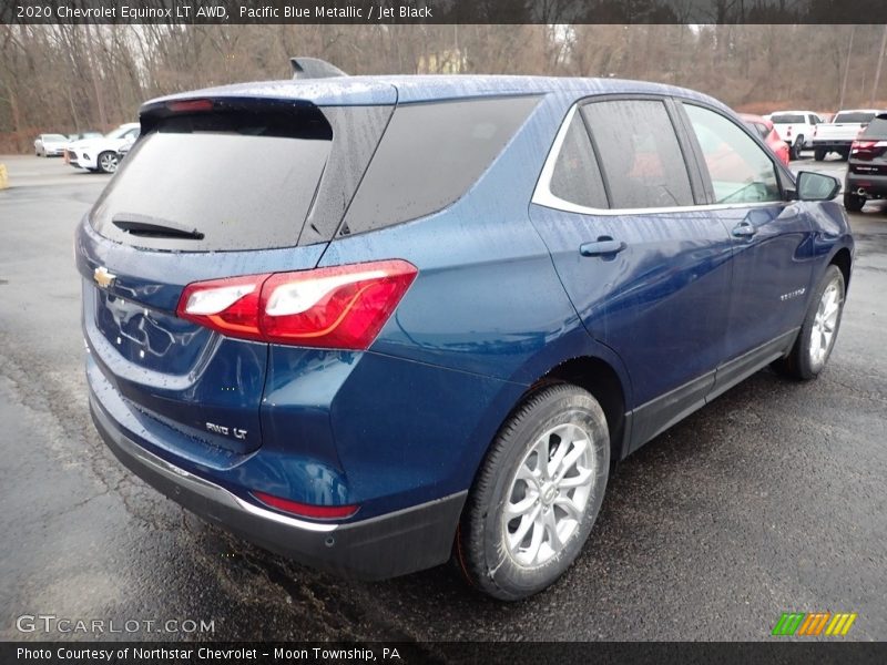 Pacific Blue Metallic / Jet Black 2020 Chevrolet Equinox LT AWD