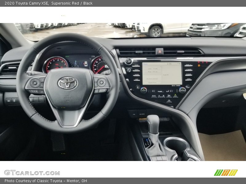 Supersonic Red / Black 2020 Toyota Camry XSE