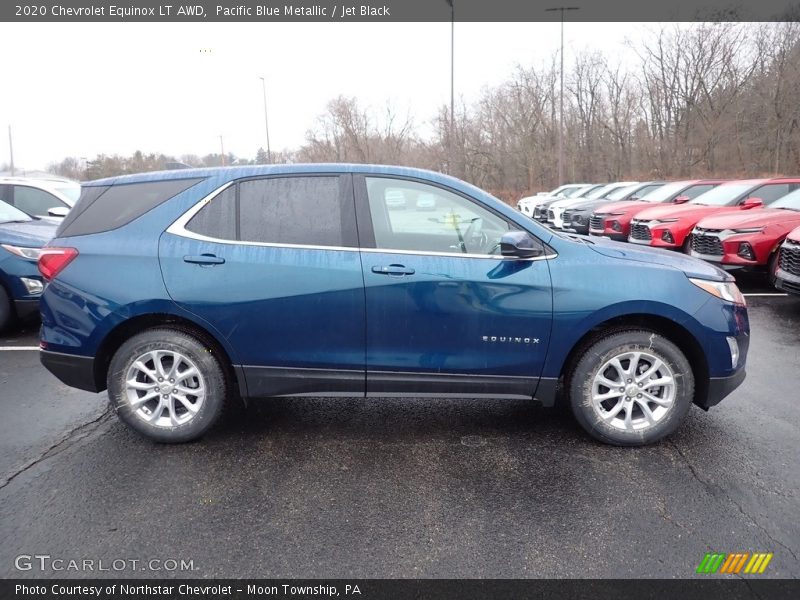 Pacific Blue Metallic / Jet Black 2020 Chevrolet Equinox LT AWD