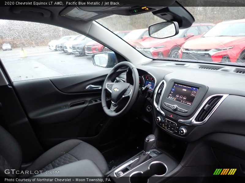 Pacific Blue Metallic / Jet Black 2020 Chevrolet Equinox LT AWD