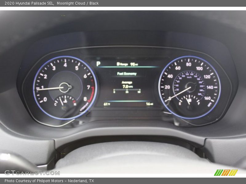 Moonlight Cloud / Black 2020 Hyundai Palisade SEL