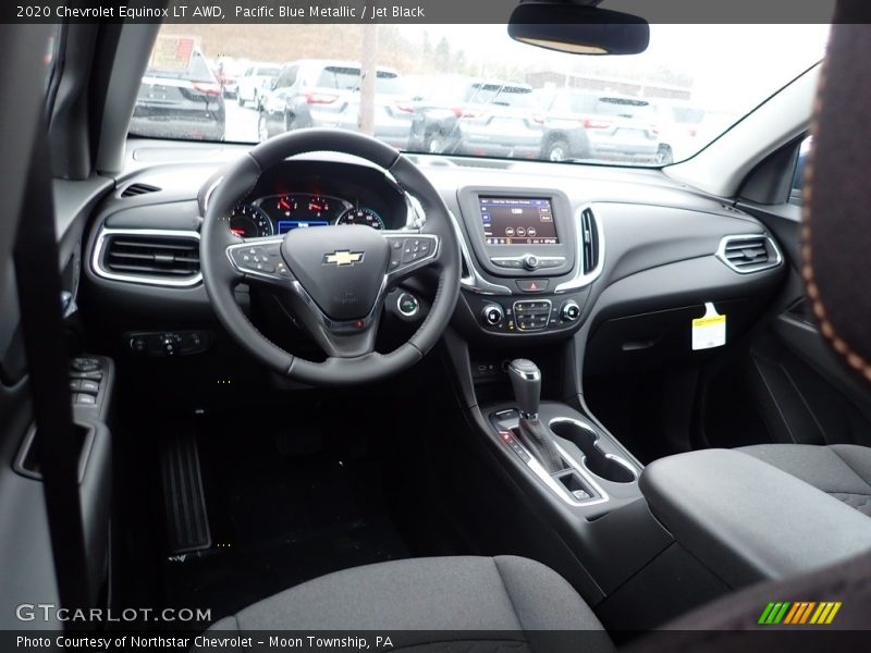 Pacific Blue Metallic / Jet Black 2020 Chevrolet Equinox LT AWD