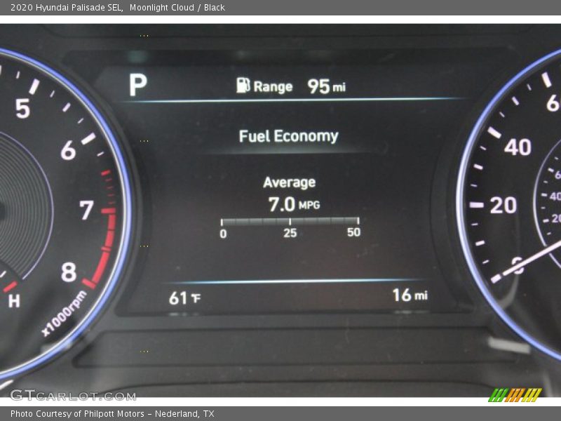 Moonlight Cloud / Black 2020 Hyundai Palisade SEL