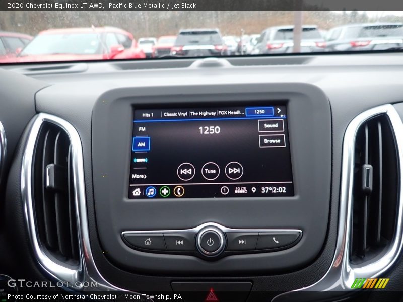 Pacific Blue Metallic / Jet Black 2020 Chevrolet Equinox LT AWD