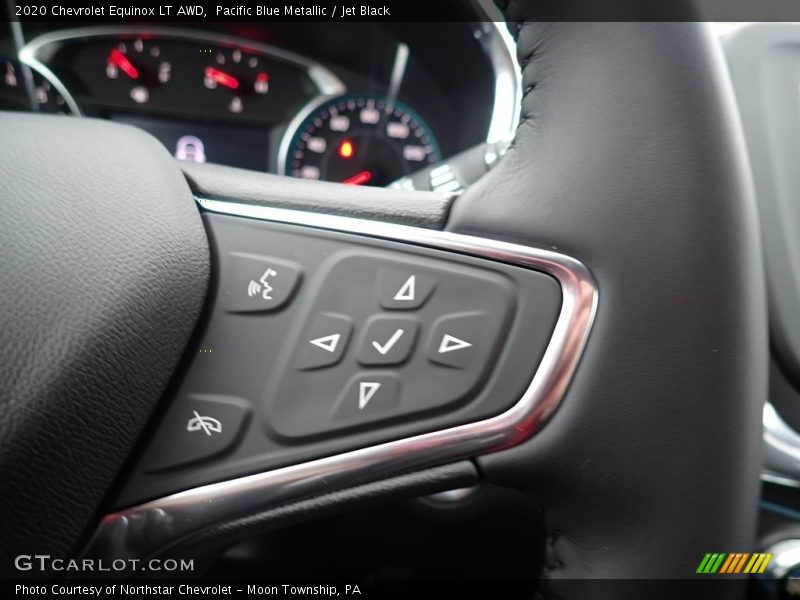 Pacific Blue Metallic / Jet Black 2020 Chevrolet Equinox LT AWD