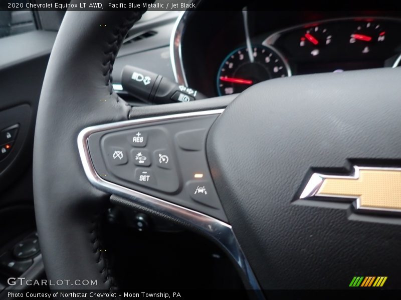 Pacific Blue Metallic / Jet Black 2020 Chevrolet Equinox LT AWD