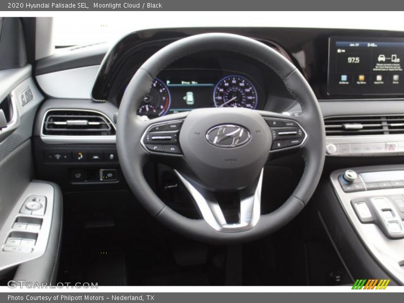Moonlight Cloud / Black 2020 Hyundai Palisade SEL