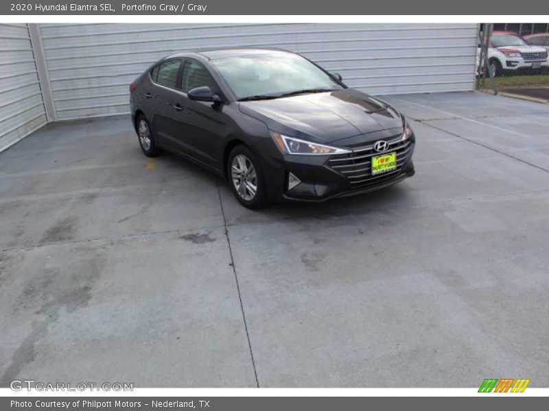 Portofino Gray / Gray 2020 Hyundai Elantra SEL