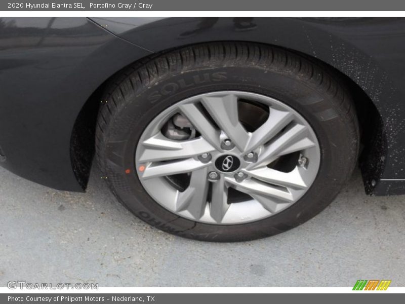 Portofino Gray / Gray 2020 Hyundai Elantra SEL