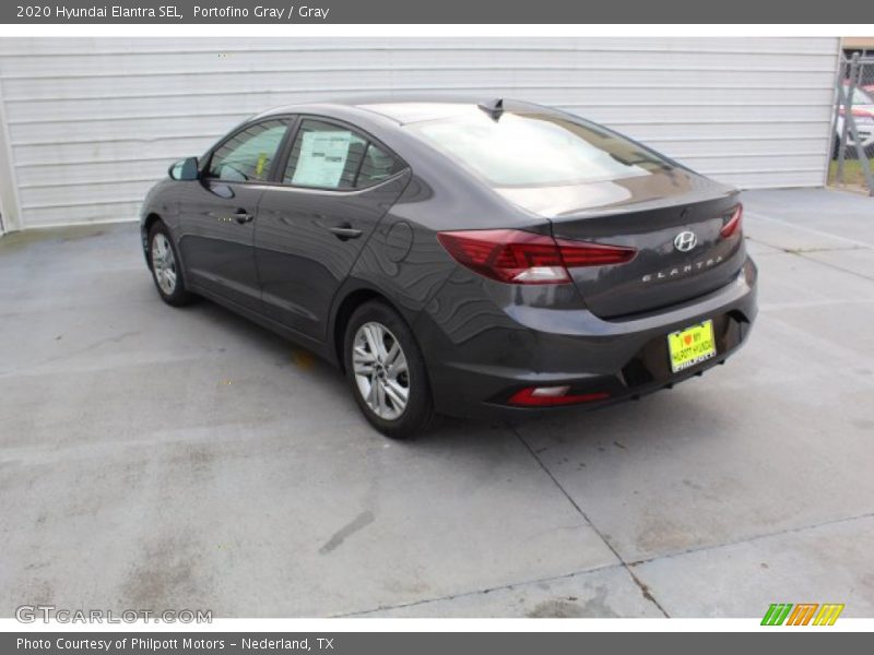 Portofino Gray / Gray 2020 Hyundai Elantra SEL