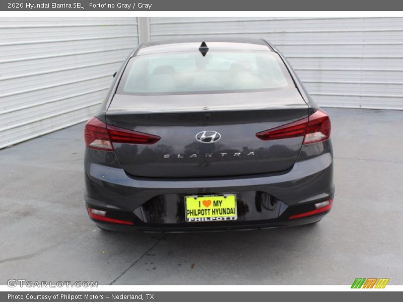 Portofino Gray / Gray 2020 Hyundai Elantra SEL