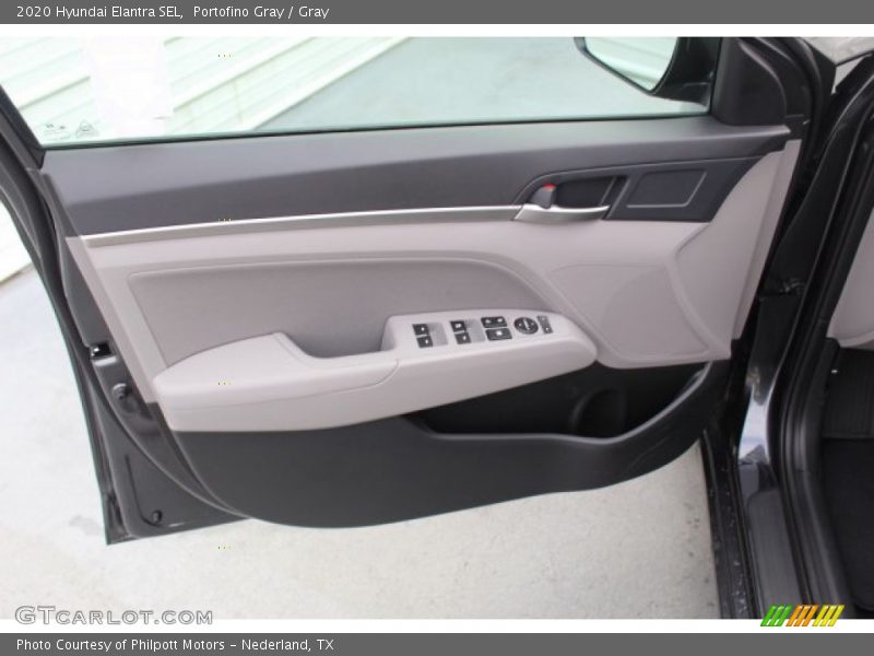Portofino Gray / Gray 2020 Hyundai Elantra SEL