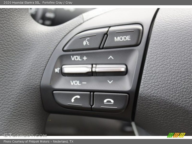 Portofino Gray / Gray 2020 Hyundai Elantra SEL