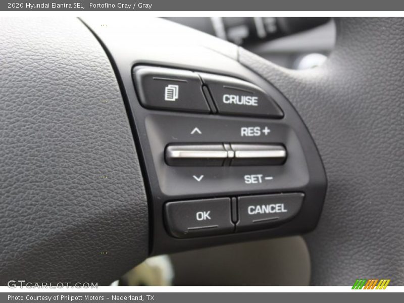 Portofino Gray / Gray 2020 Hyundai Elantra SEL