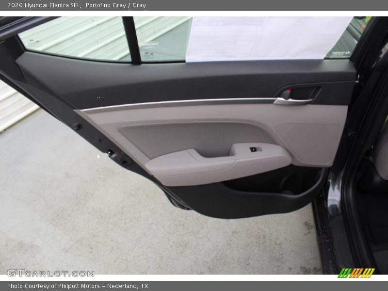 Portofino Gray / Gray 2020 Hyundai Elantra SEL