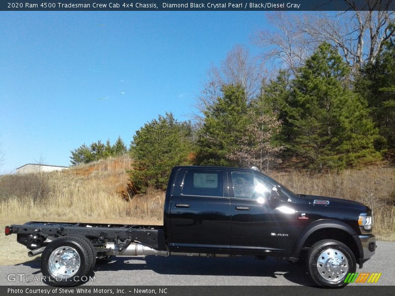 Diamond Black Crystal Pearl / Black/Diesel Gray 2020 Ram 4500 Tradesman Crew Cab 4x4 Chassis