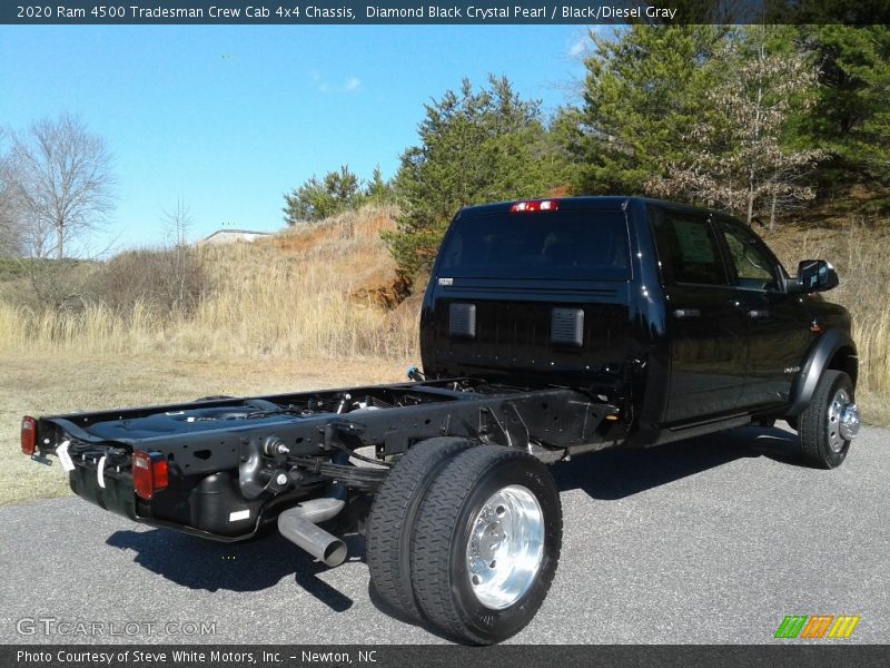 Diamond Black Crystal Pearl / Black/Diesel Gray 2020 Ram 4500 Tradesman Crew Cab 4x4 Chassis
