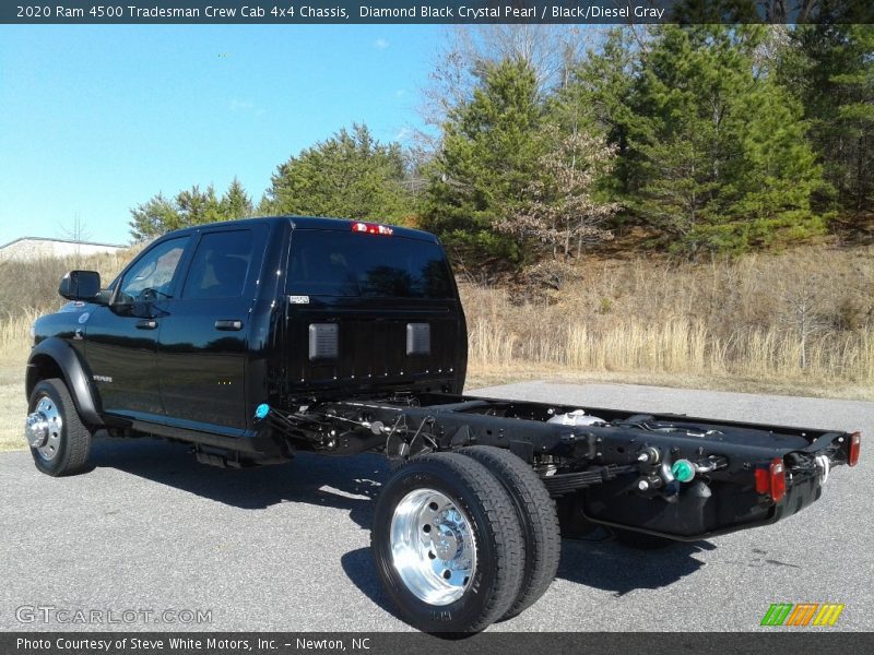 Diamond Black Crystal Pearl / Black/Diesel Gray 2020 Ram 4500 Tradesman Crew Cab 4x4 Chassis