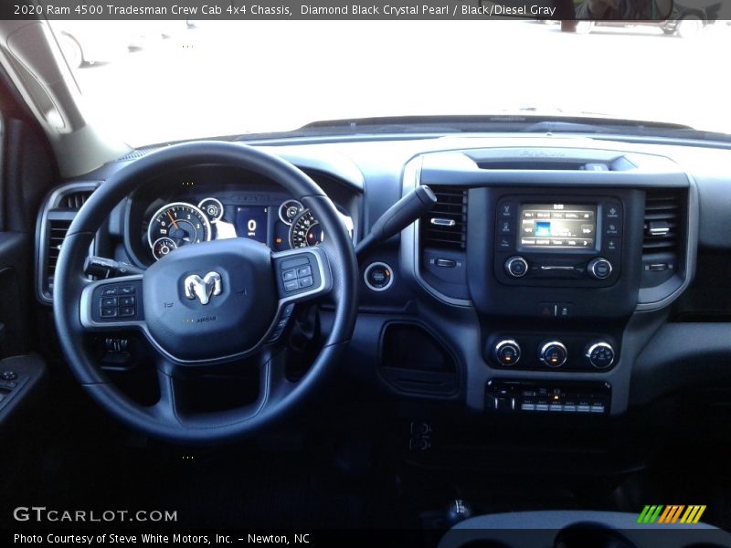 Diamond Black Crystal Pearl / Black/Diesel Gray 2020 Ram 4500 Tradesman Crew Cab 4x4 Chassis