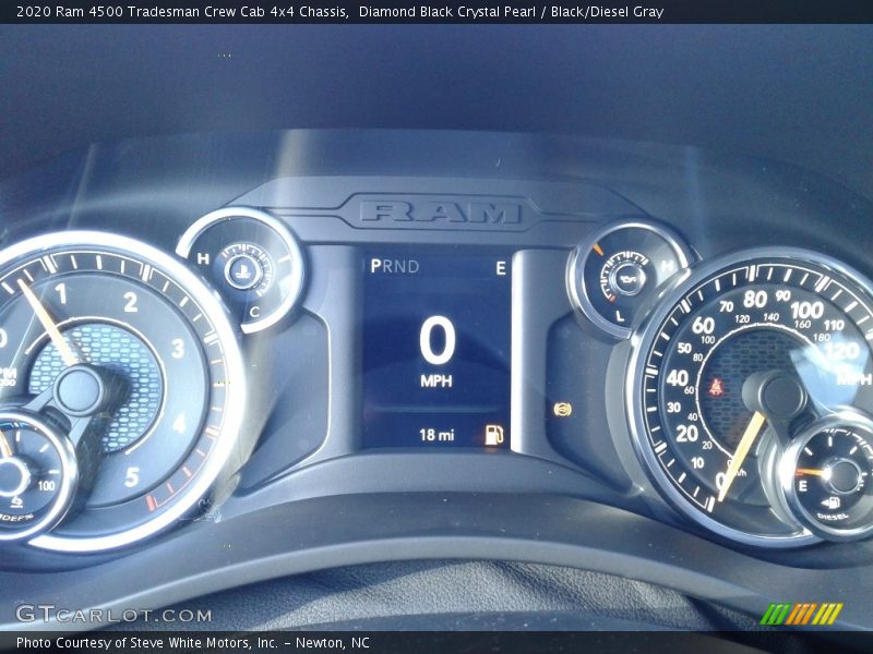 Diamond Black Crystal Pearl / Black/Diesel Gray 2020 Ram 4500 Tradesman Crew Cab 4x4 Chassis