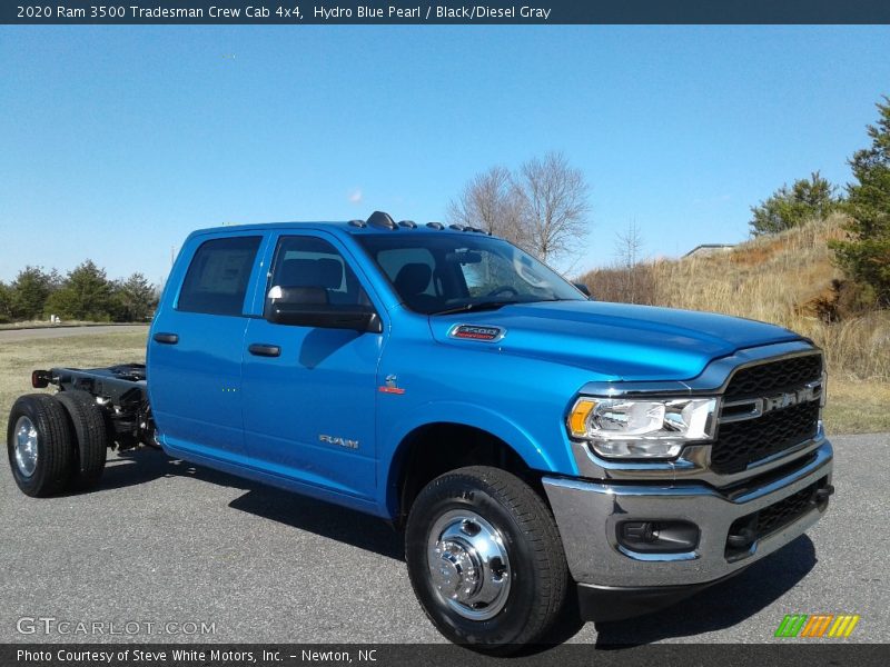  2020 3500 Tradesman Crew Cab 4x4 Hydro Blue Pearl