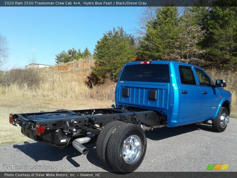Hydro Blue Pearl / Black/Diesel Gray 2020 Ram 3500 Tradesman Crew Cab 4x4