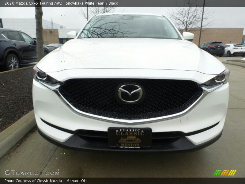 Snowflake White Pearl / Black 2020 Mazda CX-5 Touring AWD