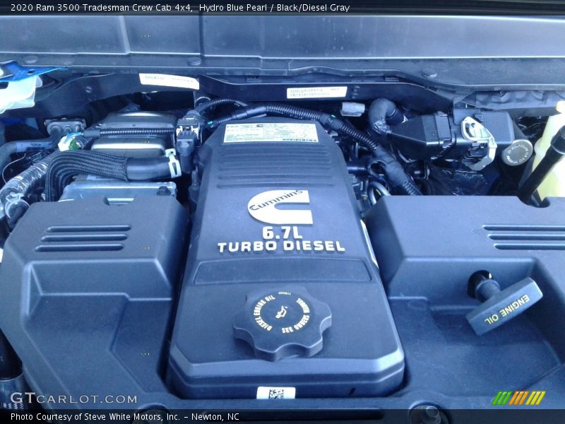  2020 3500 Tradesman Crew Cab 4x4 Engine - 6.7 Liter OHV 24-Valve Cummins Turbo-Diesel Inline 6 Cylinder