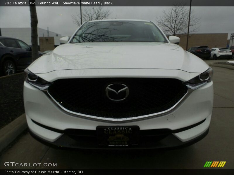 Snowflake White Pearl / Black 2020 Mazda CX-5 Touring AWD