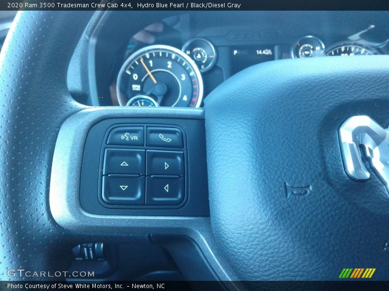 Hydro Blue Pearl / Black/Diesel Gray 2020 Ram 3500 Tradesman Crew Cab 4x4