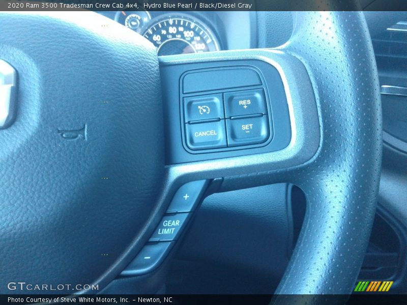 Hydro Blue Pearl / Black/Diesel Gray 2020 Ram 3500 Tradesman Crew Cab 4x4