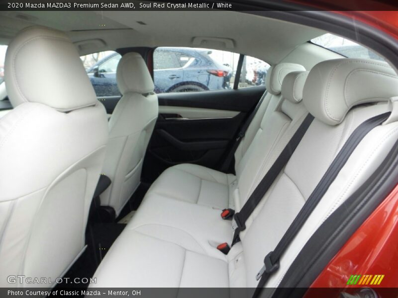 Rear Seat of 2020 MAZDA3 Premium Sedan AWD