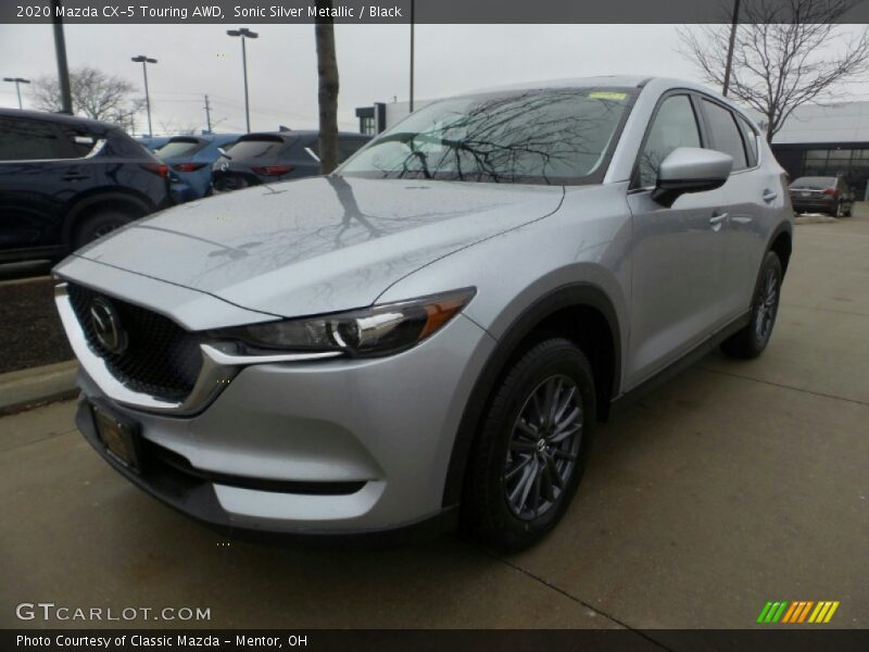 Sonic Silver Metallic / Black 2020 Mazda CX-5 Touring AWD