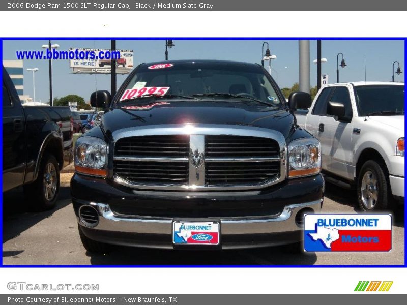 Black / Medium Slate Gray 2006 Dodge Ram 1500 SLT Regular Cab