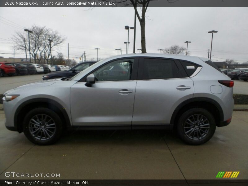 Sonic Silver Metallic / Black 2020 Mazda CX-5 Touring AWD