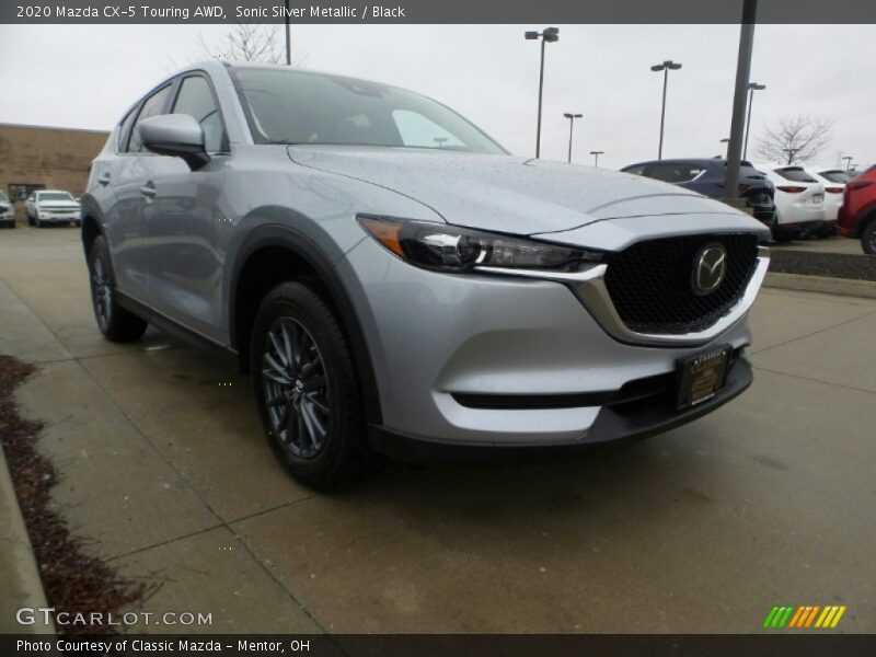 Sonic Silver Metallic / Black 2020 Mazda CX-5 Touring AWD