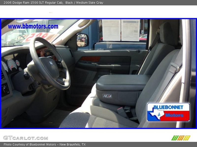 Black / Medium Slate Gray 2006 Dodge Ram 1500 SLT Regular Cab