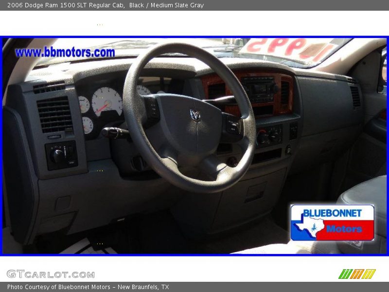 Black / Medium Slate Gray 2006 Dodge Ram 1500 SLT Regular Cab