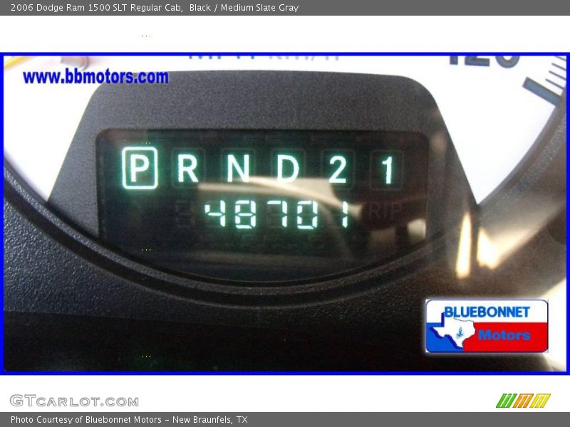 Black / Medium Slate Gray 2006 Dodge Ram 1500 SLT Regular Cab