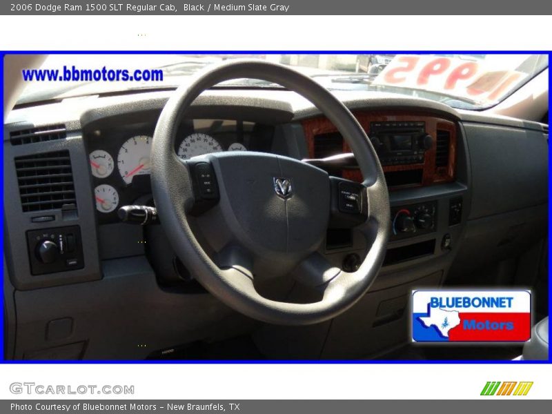 Black / Medium Slate Gray 2006 Dodge Ram 1500 SLT Regular Cab