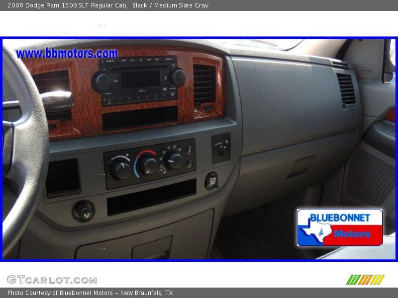 Black / Medium Slate Gray 2006 Dodge Ram 1500 SLT Regular Cab