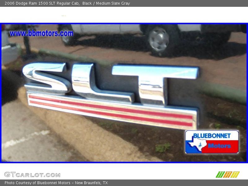Black / Medium Slate Gray 2006 Dodge Ram 1500 SLT Regular Cab
