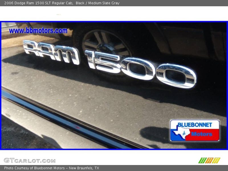 Black / Medium Slate Gray 2006 Dodge Ram 1500 SLT Regular Cab